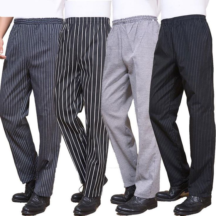 Houndstooth chef trouser